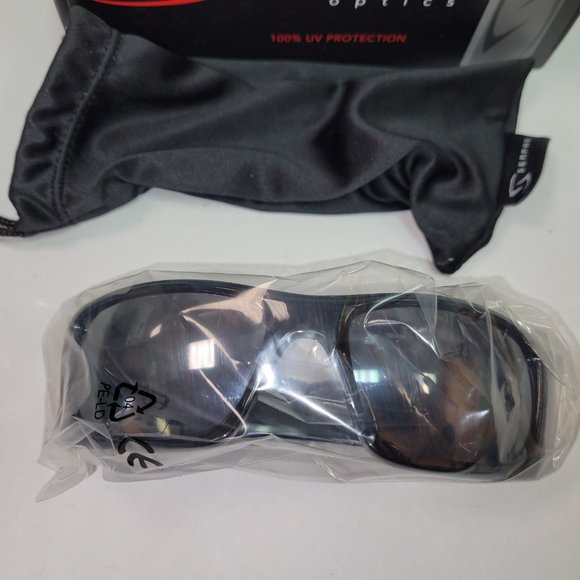 Serfas Mash Sunglasses Gloss Black With Silver Lenses #5011 Retail $50 - Picture 7 of 13